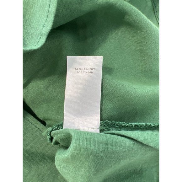 Lulus Al Fresco Evenings Off The Shoulder Dress Womens S Green Rayon Summer NEW - Picture 10 of 12